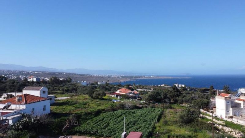 Chorafakia Kreta, Chorafakia: Grundstück mit Meerblick in Akrotiri zu verkaufen Grundstück kaufen